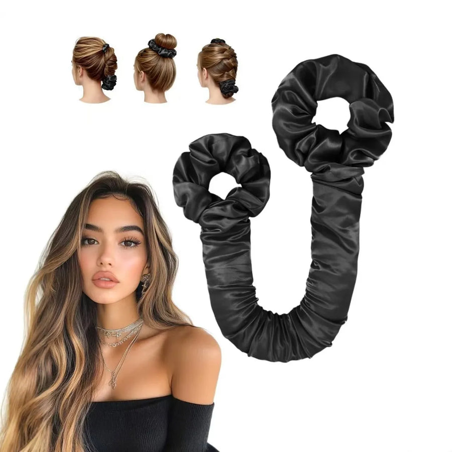 CabinVella Satin Curler Set – Big Bouncy Curls, Zero Heat Damage