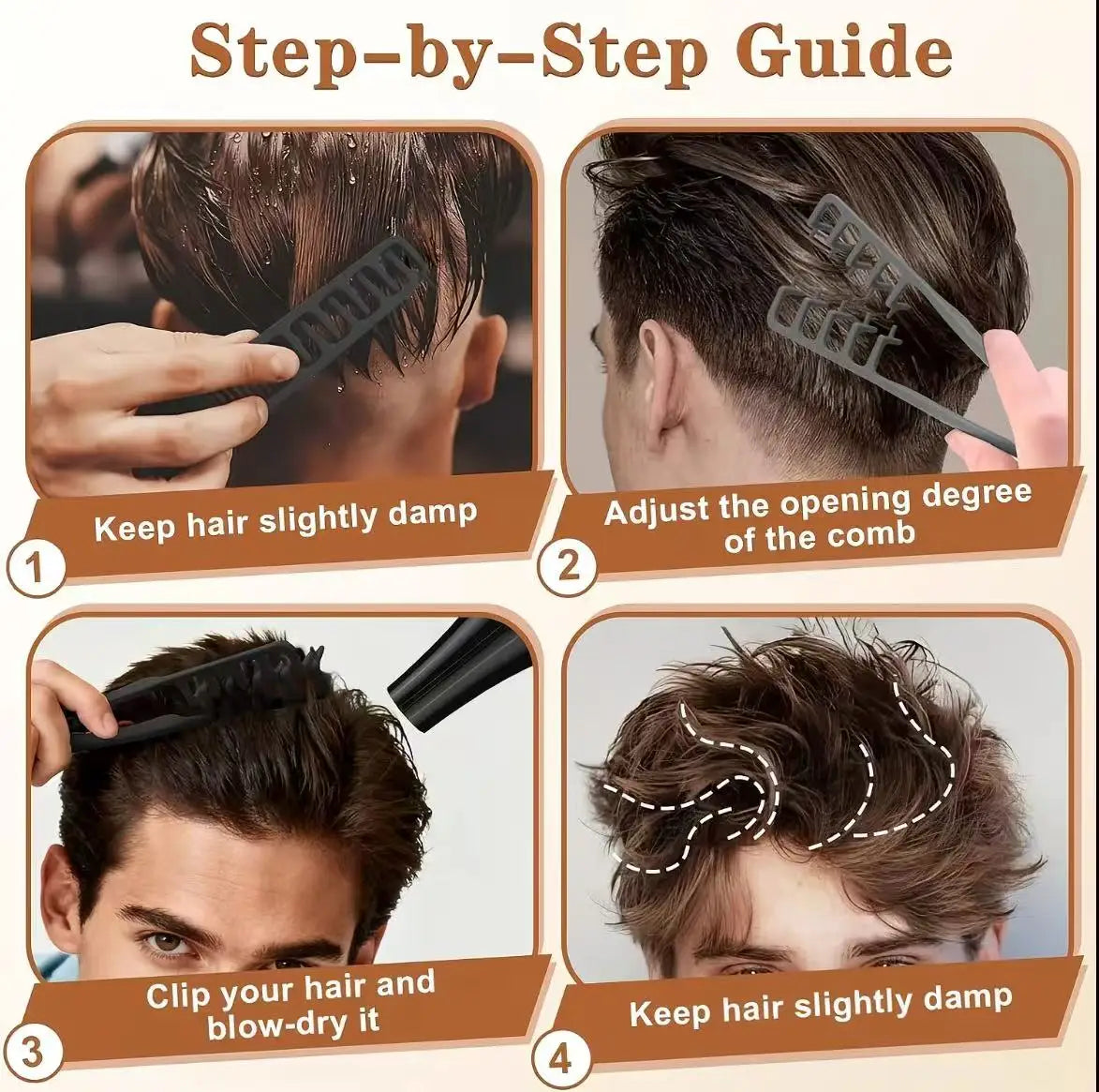 Anti‑Slip Hair Parting Clip, Soft Rubber Hair Styling Sectioning Tool, Men Women Hair Posi tioning Clip for DIY Hairstyle Barber