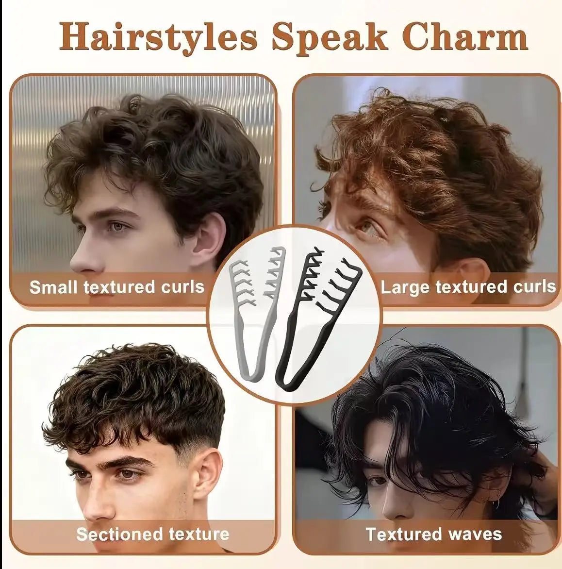 Anti‑Slip Hair Parting Clip, Soft Rubber Hair Styling Sectioning Tool, Men Women Hair Posi tioning Clip for DIY Hairstyle Barber