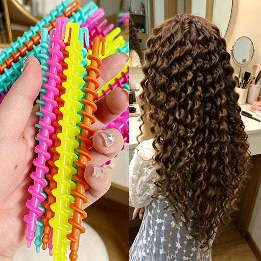 CabinVella Spiral Curling Set – Effortless Waves While You Sleep