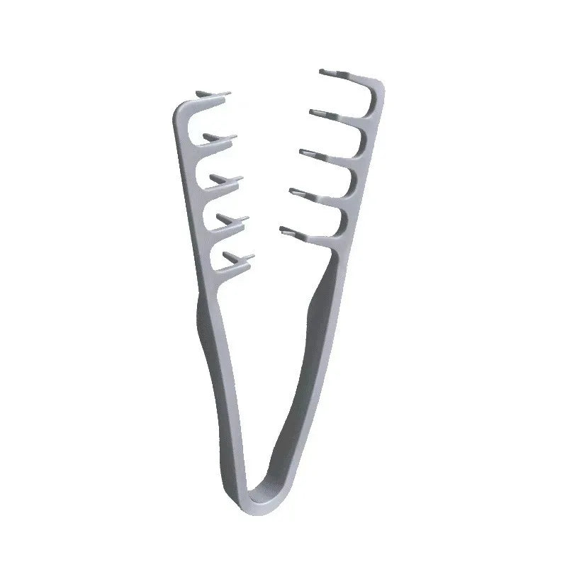 Anti‑Slip Hair Parting Clip, Soft Rubber Hair Styling Sectioning Tool, Men Women Hair Posi tioning Clip for DIY Hairstyle Barber